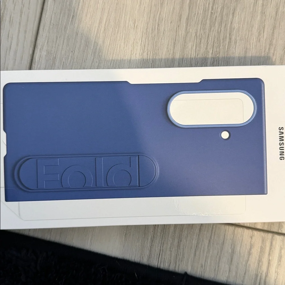 Samsung Galaxy Z Fold7 Blue Silicone Cover